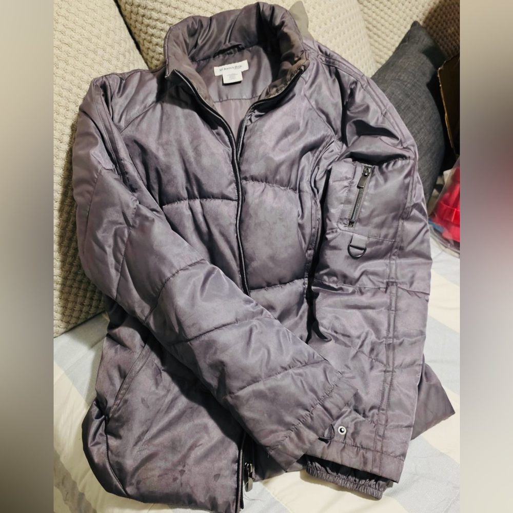 St. John's Bay Metallic Gray Jacket